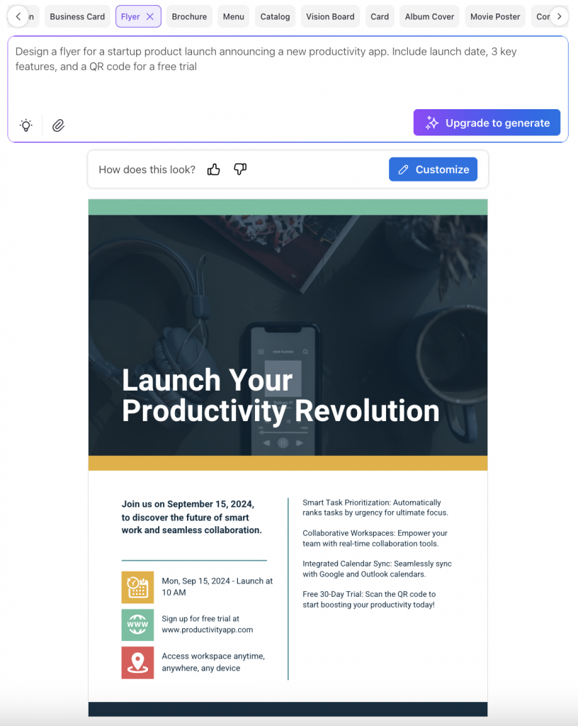 How to Use Venngage Flyer Generator