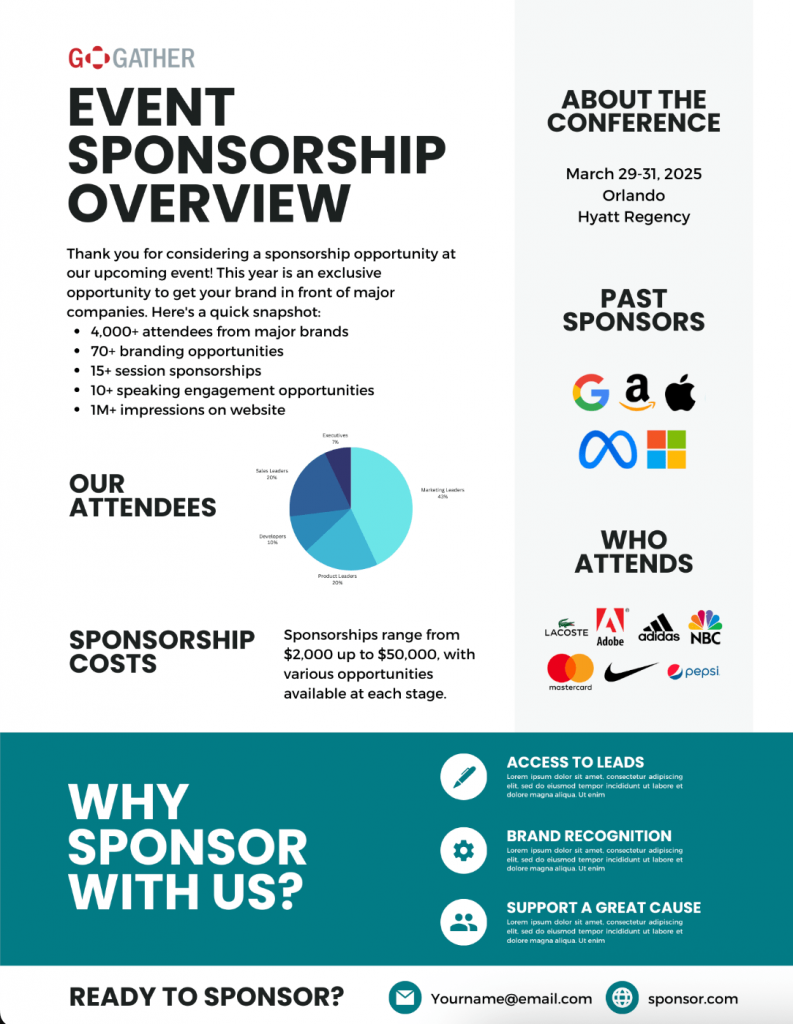 how to write event sponsorship proposal