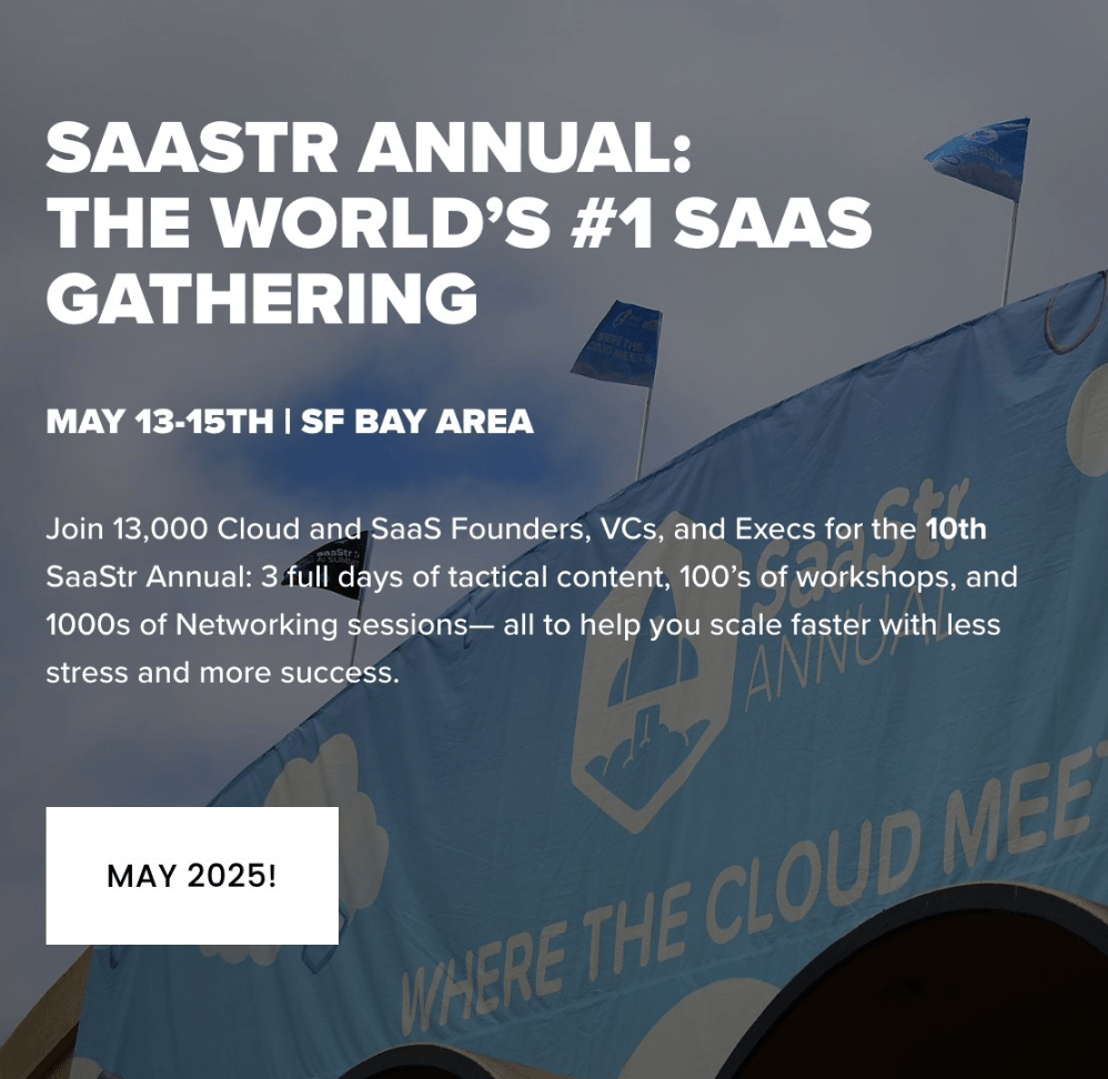 SaaStr Annual event sponsorship proposal example