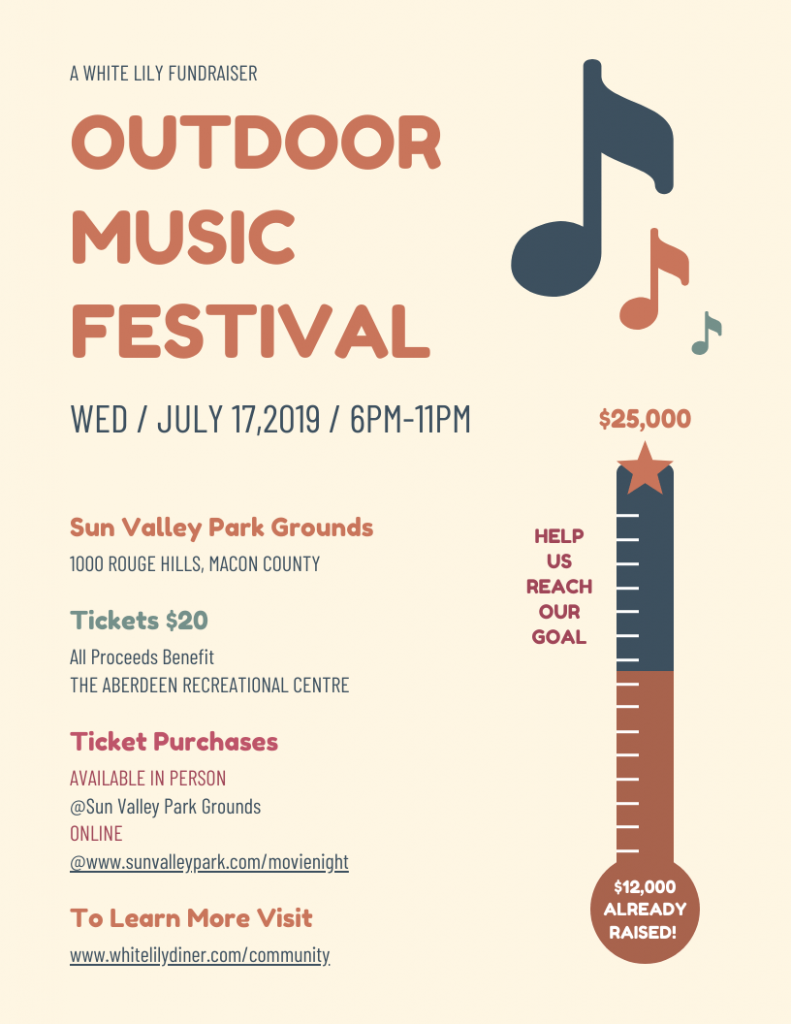 Vintage Fundraising Poster