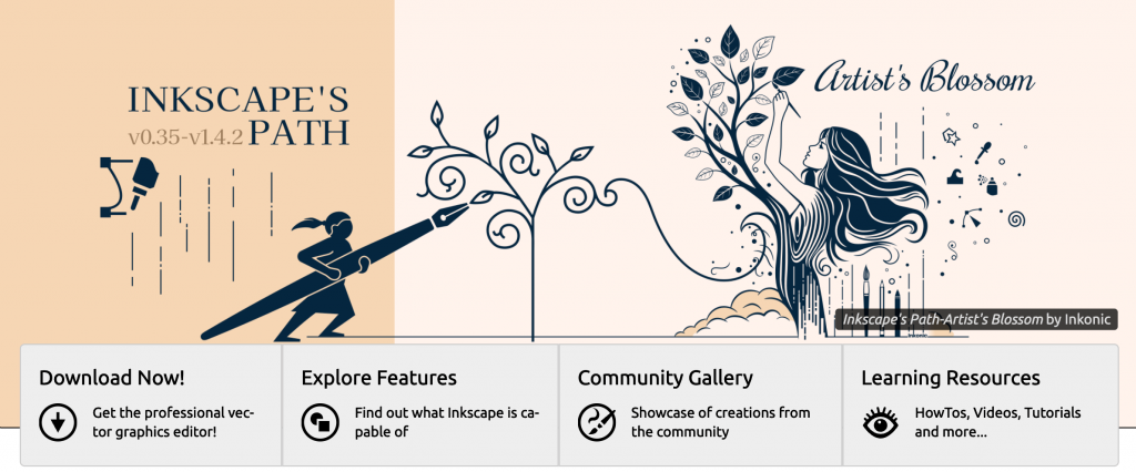 InkScape free poster design tool