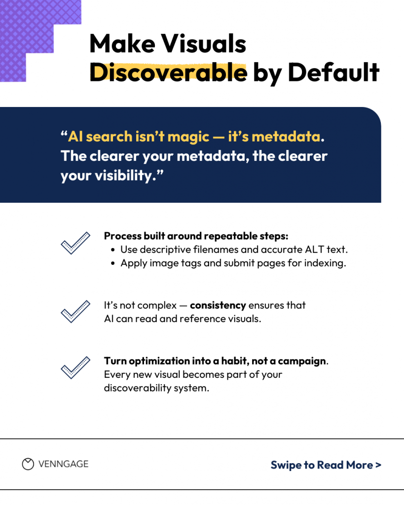 Insights on how to make visuals discoverable by Divyanshu Ganged