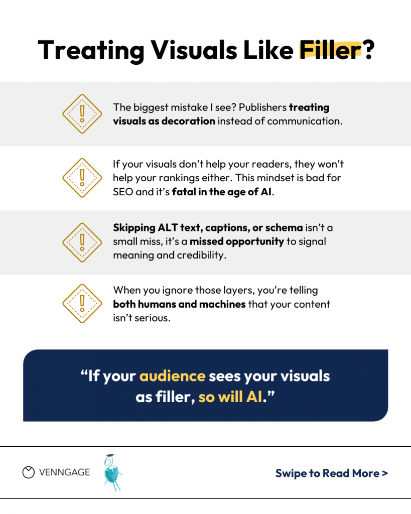 Steve Liu explains why treating visuals as filler content is one of the biggest mistakes