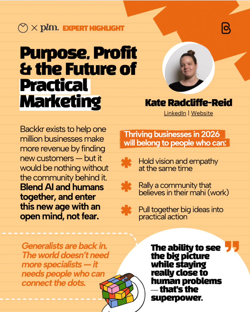 Kate Radcliffe-Reid expert highlight on future of practical marketing