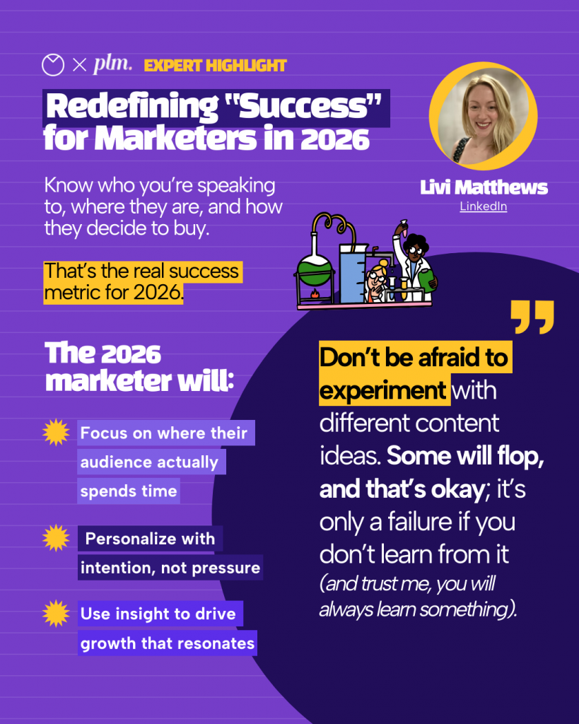Livi Mathews expert highlight on redefining success for 2026