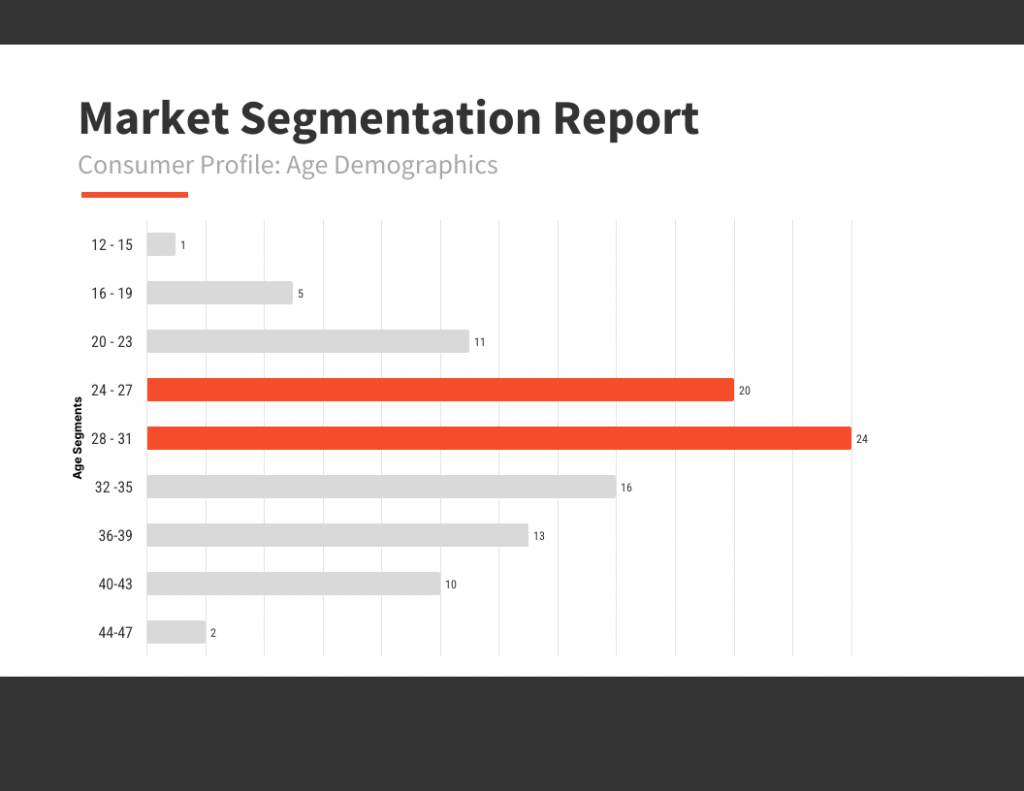 Market Segmentation Chart Template