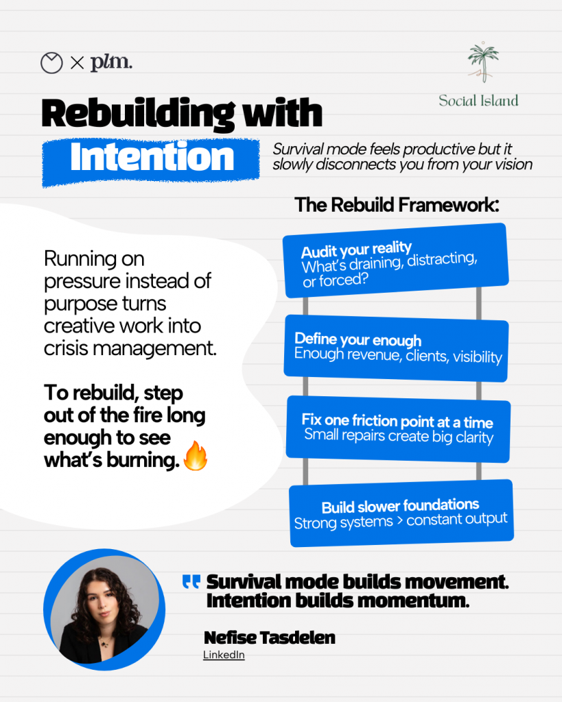 Nefise Tasdelen expert highlight on rebuilding with intention