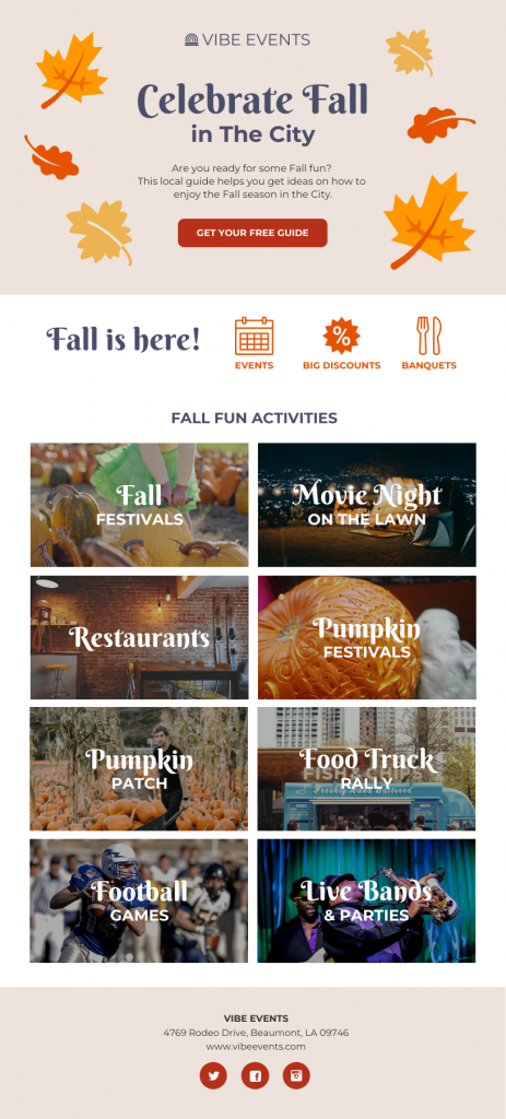 Fall Newsletter Template
