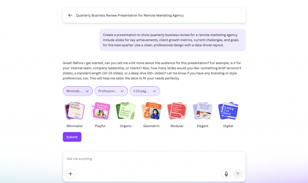 Canva AI