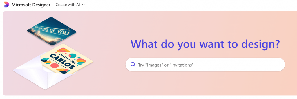 MS Designer offers AI-generated templates, basic editing tools and automatic layout suggestions