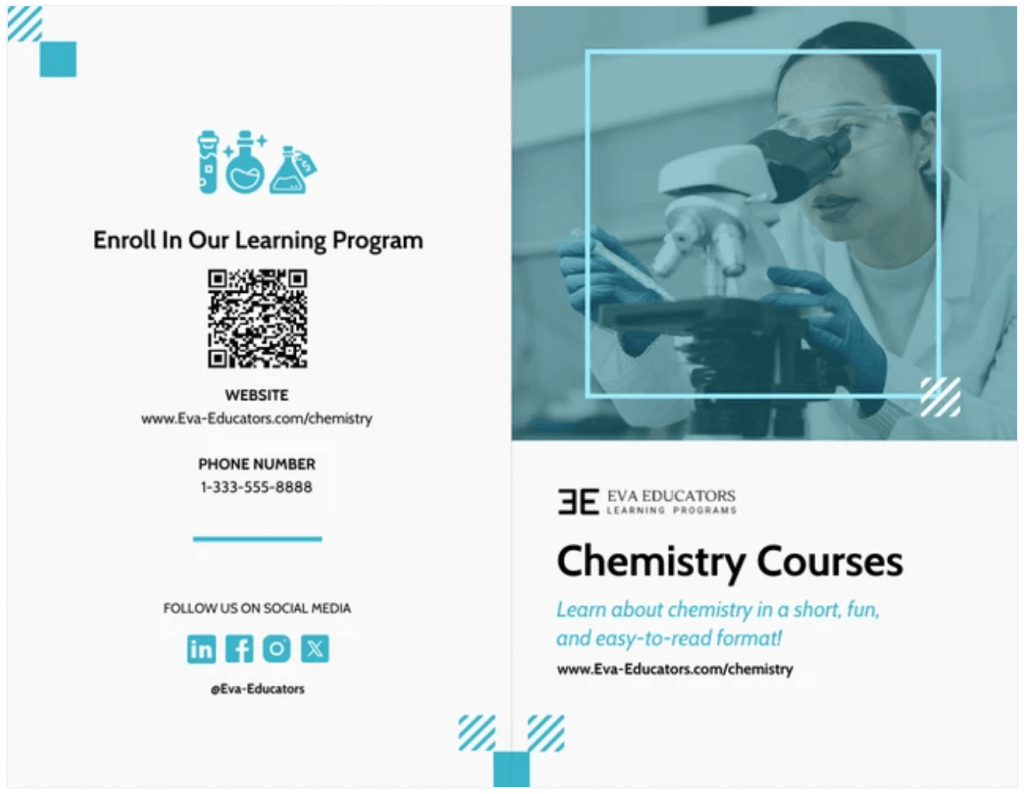 Science Brochure Template Template