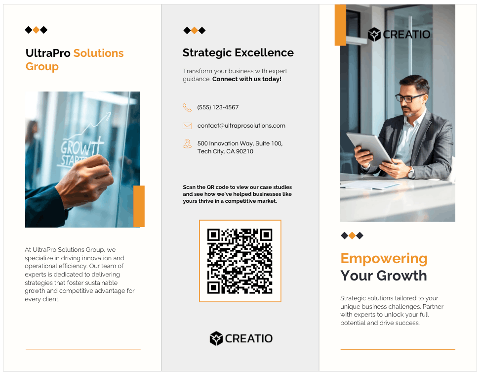 example of a well laid out, well design, and well written brochure