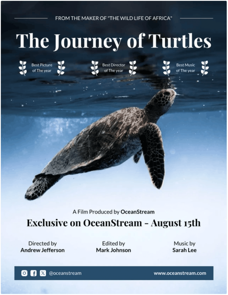 Documentary Movie Poster Template