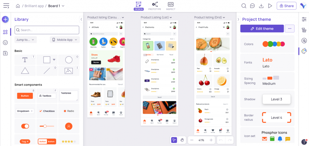Visily AI app screenshot
