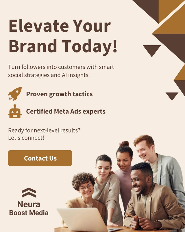 Elevate Brand Facebook Social Media Template