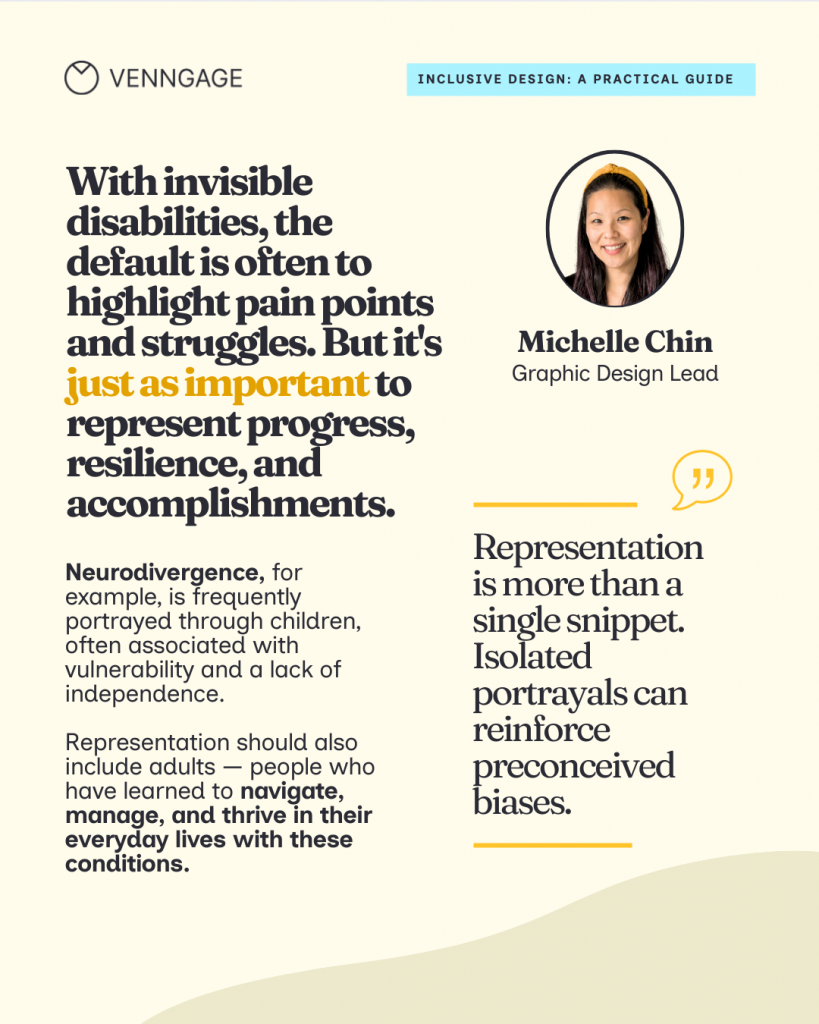 Michelle Chin's advice on how representation should also include adults