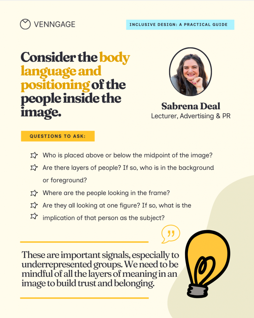 Visual sharing Sabrina Deal's thoughts on pushing beyond race and gender for inclusive design