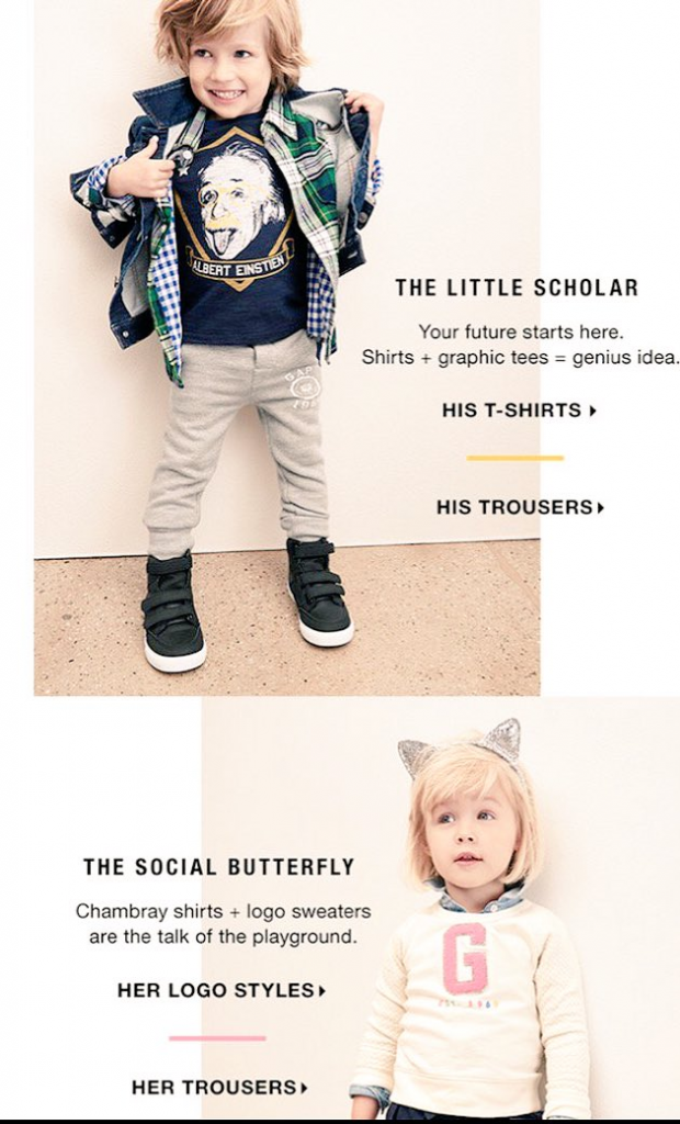  Gap Little Scholar ad