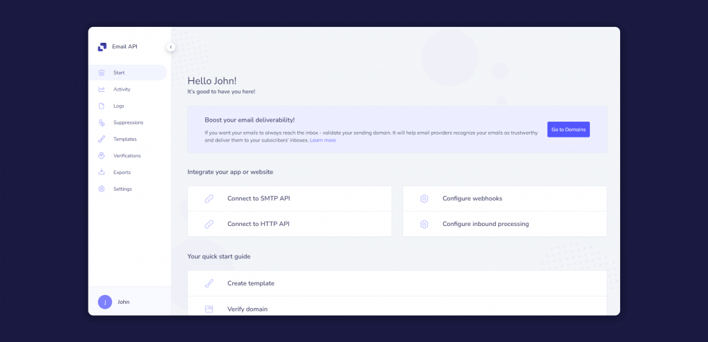 elastic Email API image