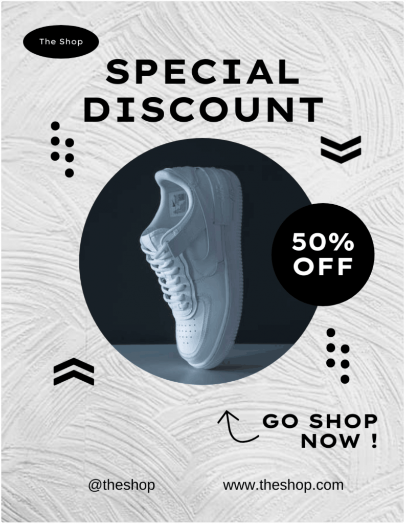 Shoe Special Discount Flyer Template