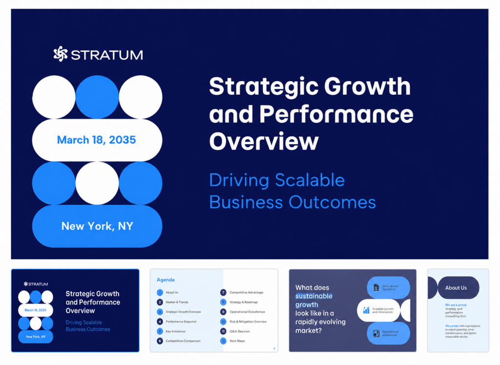 Business Growth Presentation Template