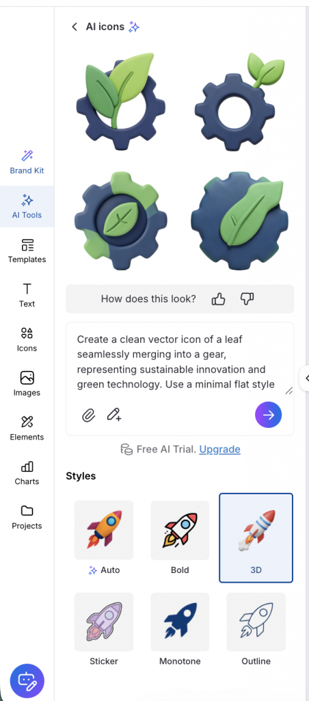 Venngage AI Icon Generator
