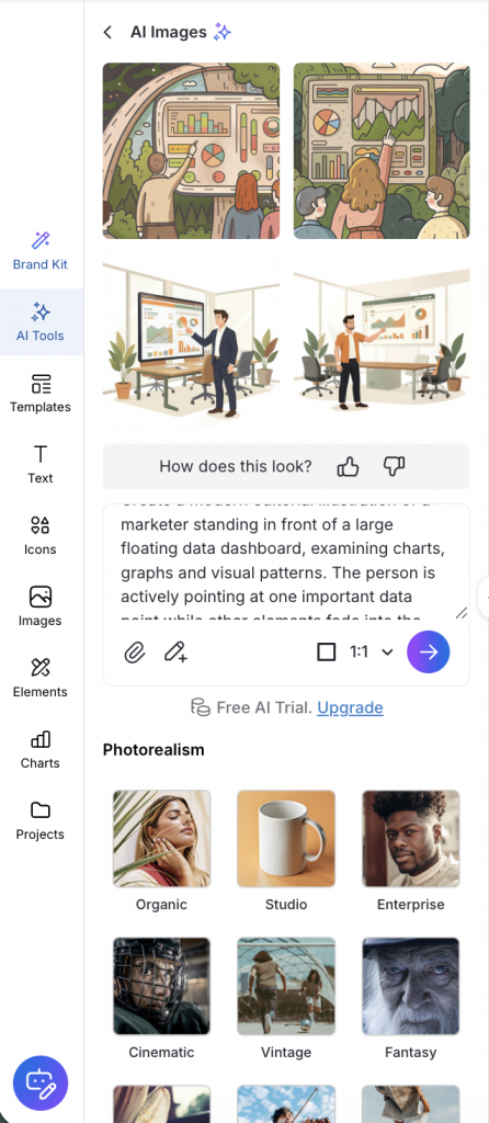 Venngage AI Image Generator