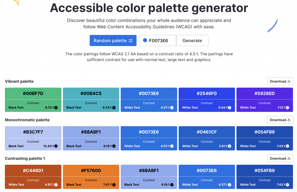 Venngage Color Palette Generator
